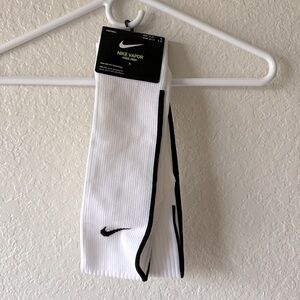 Nike Vapor Knee high Socks - White and Black